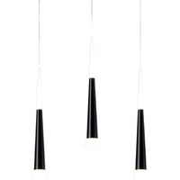 Lampe Led suspendue en forme de cône Long, design moderne, luminaire décoratif d'intérieur, idéal pour une salle à manger, une cuisine, un Bar ou le comptoir d'un café