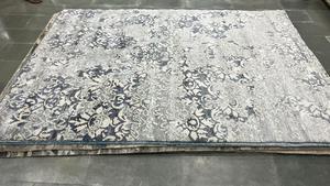 พรมปูพื้นหรูหราสไตล์โมร็อกโกย้อนยุค วินเทจ โมเดิร์น ทำจากผ้าไหมไผ่เนื้อนุ่ม  งานแฮนด์เมด  ถักลายแจ็คการ์ด  ทอแบบพิเศษ  ลายพิมพ์  ซักได้ - Product Image 5