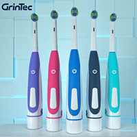 Sikat Gigi Elektrik Putar Kepala Bulat Dewasa Grosir Pabrik Sumber, Kompatibel dengan Kepala Sikat Oral B