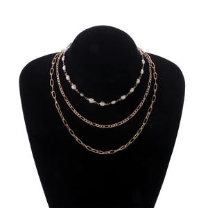 Europan et Amrican Cross-Bordr Jwlry Nw Parl Multi-Layr Fashionabl Elgant Womn's Pndant Fashion Trnd Mtal - Product Image 4