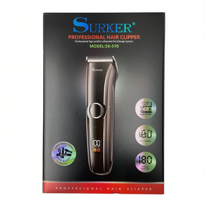 Cortadora de Pelo Profesional Sunker SK-570, Recargable por USB, Pantalla Digital, 180 Minutos de Autonomía - Product Image 2