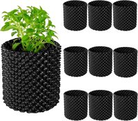 Op maat gemaakte grote plastic plantenbakken voor buiten, met luchtsnoei-systeem, voor gebruik in moestuin en fruittuin.