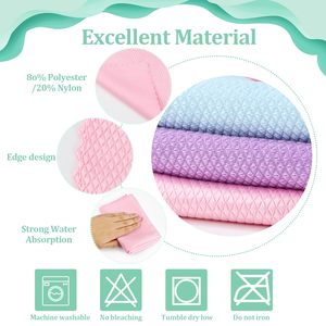 Panni in microfibra per la pulizia delle squame di pesce, panni da cucina in microfibra senza pelucchi e senza aloni, 30x40 cm, panni in microfibra ad asciugatura rapida per piatti e vetri - Product Image 3