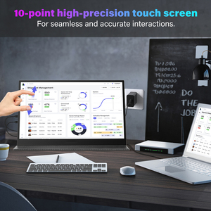 Màn hình cảm ứng di động 17.3 inch <span class=keywords><strong>4K</strong></span> UHD, màn hình <span class=keywords><strong>IPS</strong></span> du lịch, có cổng Type-C/HD, loa kép, hỗ trợ VESA, đang giảm giá - Product Image 5
