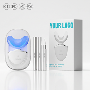 레드 블루 라이트 치아 미백 키트 기기 32 LED 블루 라이트 미백 레드 라이트 테라피 잇몸 관리 IPX7 가정용 구강 키트 (젤 포함) - Product Image 1