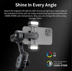 Estabilizador de Gimbal Plegable de Mano para Smartphone y Videocámara con Control Remoto Inalámbrico, para <span class=keywords><strong>Smooth</strong></span> <span class=keywords><strong>5</strong></span> <span class=keywords><strong>Combo</strong></span> 2 - Product Image 6