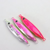 Dalam stok warna-warni murah 30g-250g baru 3d mata keras tenggelam memancing Bass laut umpan pancing tubuh logam umpan Jig lambat Jig umpan