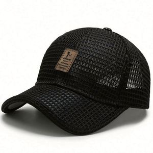 Wholesale Summer <b>Sunscreen</b> Baseball Cap New Breathable Mesh Outdoor Travel Mesh Sun Hat Baseball Cap for Men - Product Image 3