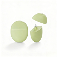 Flacons ovales de lotion solaire en plastique compact, emballage idéal pour la protection estivale à la plage pour les marques cosmétiques