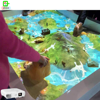 Table de sable interactive AR à projection, jeu multijoueur, réalité augmentée, bac à sable pour centre commercial, parc d'attractions