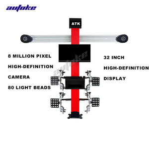 CE omologato 3D macchina per l'allineamento delle ruote per auto sollevatore a quattro montanti per auto con dispositivo di posizionamento a quattro ruote della ruota anteriore - Product Image 4