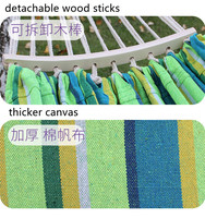 Hamac double haut de gamme 2 personnes Tassel Hamacs Swing Bed for Backyard