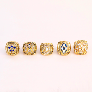 Anillo de Campeonato de los Dallas Cowboys de la <span class=keywords><strong>NFL</strong></span> 1971-1995, Anillo de Fútbol Americano de Aleación para Hombre, Regalo de Joyería - Product Image 3
