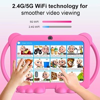 Tablet PC de 7 Pulgadas para Niños con Android 13, Procesador de Cuatro Núcleos, Pantalla Táctil IPS, WiFi, Memoria y Funciones Inteligentes para la Educación