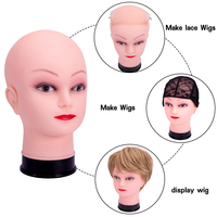 Tête de mannequin professionnelle afro-américaine pour la fabrication de perruques, modèle de coiffure, tête de perruque pour la confection de perruques