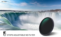 Filtre anti-effet amd Nano X ND2 ~ ND32 82mm, Variable, K & F CONCEPT, sans effet