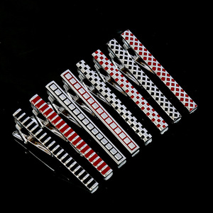 Los negocios deben estar a la moda, no ser un traje de hombre monótono y corbata con personalidad, una variedad de clips de corbata de línea simple de boutique - Product Image 1