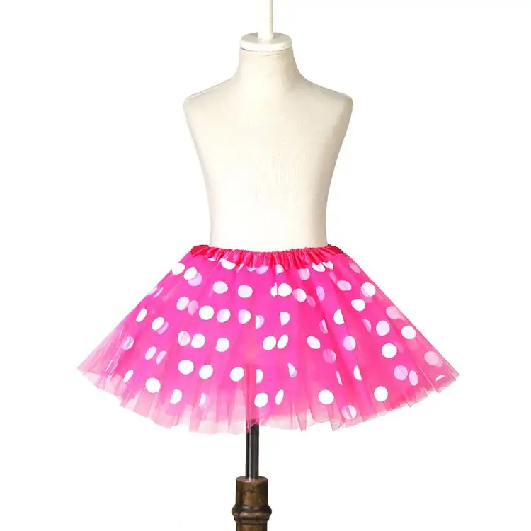 30cm long polyester mini skirts for children solo dance colorful girl party celebrating tutu skirts for less than 10 years kid