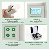 0.0--99.9 SPADChlorophyll Meter 4-in-1 Digital Leaf Analyzer untuk Klorofil, Nitrogen & Suhu