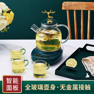 Kangma Smart Glass Kettle Transparent Large Capacity With Automatic Heat Keeping Function For Tea Making - Product Image 3
