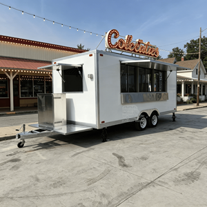 Remolque de Bebidas para Vino y Vinería, Bar Móvil al Aire Libre, Venta Ambulante, Catering Comercial, Carrito de Comida Callejera - Product Image 3