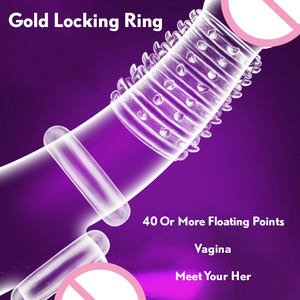 HULAMY-Préservatif Dragon en silicone réutilisable pour stimuler le clitoris des femmes, anneau mâle pour retarder l'éjaculation - Product Image 3