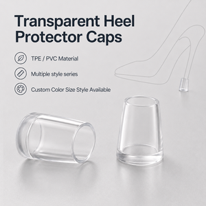 Protège-talons en PVC personnalisés pour chaussures à talons hauts, pointes <span class=keywords><strong>de</strong></span> protection pour chaussures à talons aiguilles, idéaux pour mariages, marche sur l'herbe, sols en bois - Vente en gros - Product Image 1