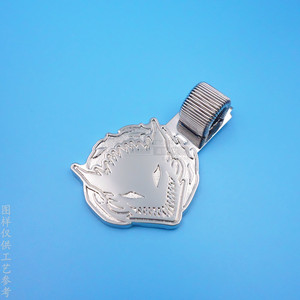 Metal Pen <b>Clip</b> 45mm <b>Spring</b> Loaded Stationery Accessory Cartoon Anime Ip Customization - Product Image 1