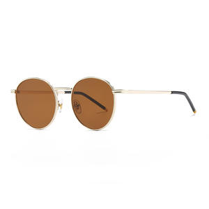 Lunettes de soleil Yoo In Na Style pour femmes, monture ronde en métal, verres PC UV400, design rétro pour petits visages, 826 - Product Image 3