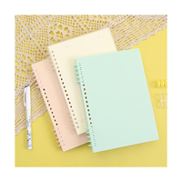 Benutzer definierte Binder Ring Notebooks Farbe Lose blatt Ring Scheren Stil Lose blatt Binding Ring Spiral Schnalle Binding Comb