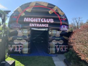 Tenda Gonfiabile Personalizzata a Forma di Arco per Night Club, Cabina <span class=keywords><strong>VIP</strong></span> Gonfiabile per Feste, Casa Gonfiabile con Ingresso Singolo per Eventi Musicali - Product Image 6