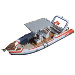 Chine fournisseur 7.6m FRP <span class=keywords><strong>moteur</strong></span> Gonflable NERVURE 760 vitesse <span class=keywords><strong>Bateau</strong></span> yacht de luxe À Vendre - Product Image 1