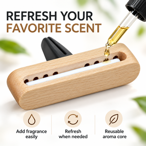 Penyegar Udara Mobil Aromaterapi Cairan Pewangi Kayu Custom, Penghilang Bau Mobil Organik, Diffuser Aroma Kayu - Product Image 2