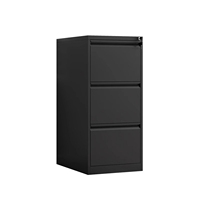 2. Meuble de classement métallique OEM ODM couleur personnalisée, anti-rouille, avec glissières silencieuses et verrouillage central, tiroirs suspendus A4/FC pour bureau et domicile