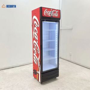 Refrigerador Vertical <span class=keywords><strong>de</strong></span> Una Temperatura con Puerta <span class=keywords><strong>de</strong></span> <span class=keywords><strong>Vidrio</strong></span>, Vitrina Refrigerada <span class=keywords><strong>de</strong></span> Doble Puerta con Techo y Modo <span class=keywords><strong>de</strong></span> Enfriamiento Directo - Product Image 4