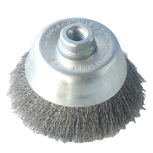 5 inch zware slijpschijf met stalen draad, diamantgecoate cup, industriële DIY-kwaliteit, aangepaste OEM-ondersteuning, stofdicht en roestbestendig - Product Image 1