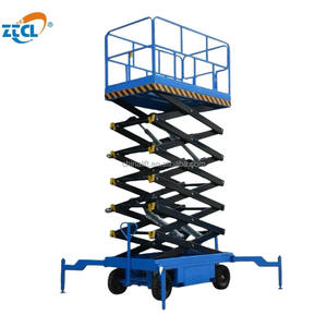 Plataforma Elevadora <span class=keywords><strong>de</strong></span> Tijera Móvil Portátil ZTCL <span class=keywords><strong>de</strong></span> 4 Ruedas, Plataforma <span class=keywords><strong>de</strong></span> Trabajo Aérea Eléctrica Hidráulica para <span class=keywords><strong>Alquiler</strong></span> y Construcción - Product Image 5