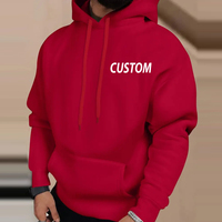 Sweat à capuche épais et personnalisable pour hommes Boxy Blank Plain Thick Cotton Oversized Fleece ODM Supplier for Autumn Season
