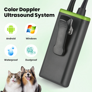 Meilleure sonde d'échographie vétérinaire transrectale réutilisable, noir et blanc, pour grands animaux, y compris bovins et équidés, AC - Product Image 5