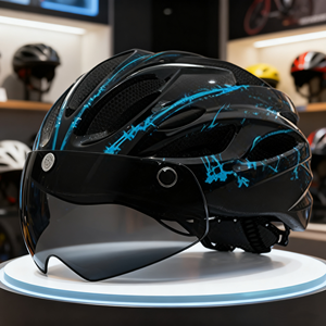 Casco <span class=keywords><strong>de</strong></span> Ciclismo para Hombre y Mujer, para <span class=keywords><strong>Bicicleta</strong></span> <span class=keywords><strong>de</strong></span> Montaña, <span class=keywords><strong>Bicicleta</strong></span> <span class=keywords><strong>de</strong></span> Carretera, <span class=keywords><strong>Bicicleta</strong></span> Plegable, Patinaje sobre Ruedas, Equipo <span class=keywords><strong>de</strong></span> Seguridad para Ciclismo - Product Image 4