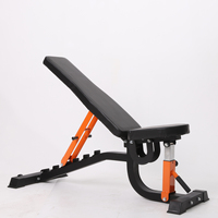 Banc d'exercice portable réglable OEM&JDM en métal confortable pour la maison, chaise d'haltères avec tube de 2 mm d'épaisseur