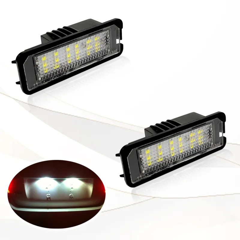 2pcs LED numero luci targa lampada per VW GOLF MK4 MK5 MK6 Seat Passat EOS