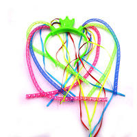Serre-tête lumineux LED Halloween : Perruque Dreadlock Noodle clignotante pour le plaisir (14 ans et plus)