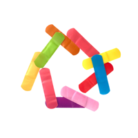 Bandages pour enfants OEM en PE, en vrac, colorés, flexibles, néon, imperméables, respirants, pour protéger les coupures et les égratignures des enfants
