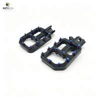 Repose-pieds CNC KOTORQ Burned Blue Pin Design pour YOZMA IN10, pièces de mise à niveau pour motocross électrique, pièces de mise à niveau pour E-Moto