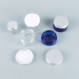 New Arrival 50g PET <b>Plastic</b> Bottle Blue Straight Sided Cosmetic Lotion Cream <b>Jar</b> - Product Image 4