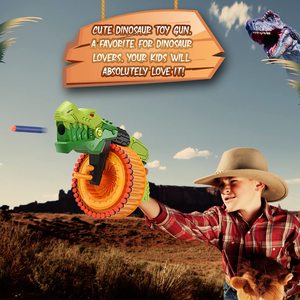 Ept súng thực hành Trò chơi bắn súng khủng long Súng Đạn mềm 40 Súng mềm đồ chơi bọt Blasters với 120 bọt đạn - Product Image 2