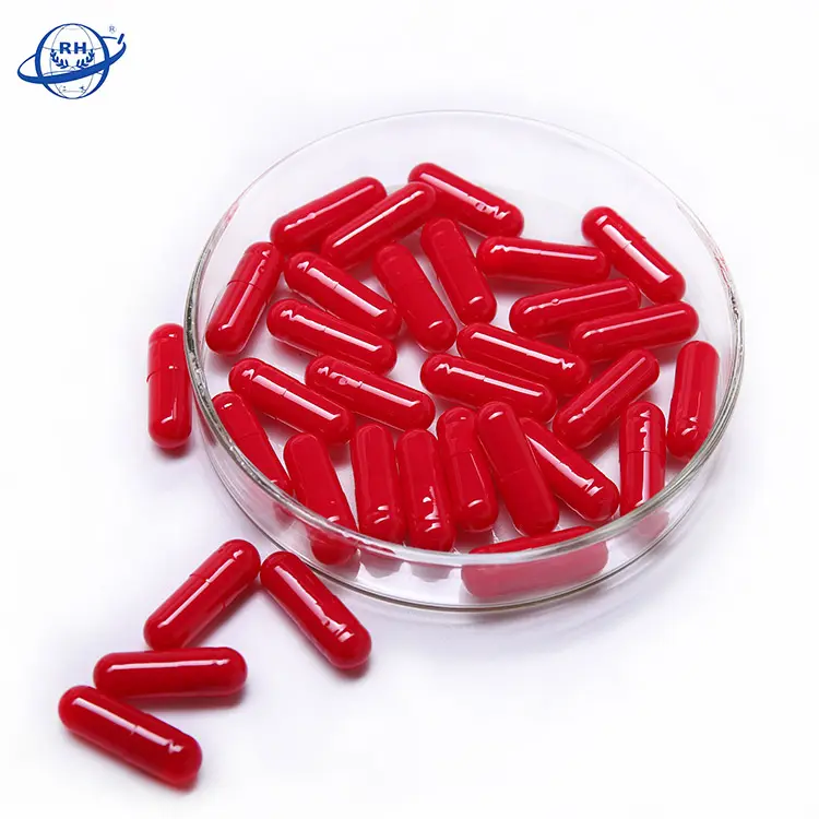 Großhandel gedruckt leere Pille Gelatine Kapseln Made in China Größe 00 0 1 2 3 4
