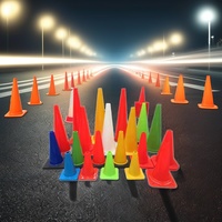 Cône de signalisation routière en PVC de 90 cm (36 pouces) du fabricant, cône de sécurité routière réfléchissant pour la sécurité routière