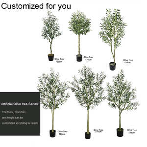 Искусственное оливковое дерево высокого качества для внутреннего и наружного декора искусственное оливковое дерево с горшком для домашнего офиса - Product Image 5